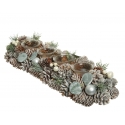 Rectangular silver centerpiece