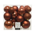 26 Boules incassables brunes