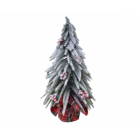 Mini Christmas tree with red berries