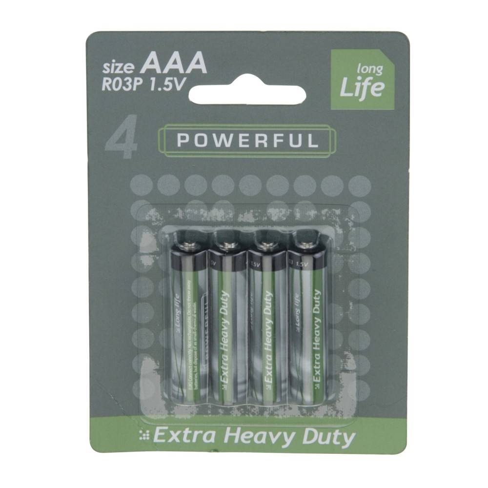 4 AAA Batterijen