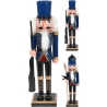 2 Big blue nutcrackers 38cm