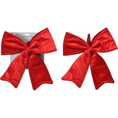 Red velvet bow