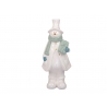 Bonhomme de neige en porcelaine