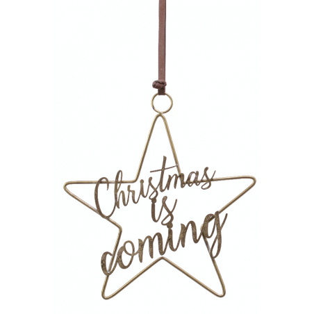 Hanging star decoration