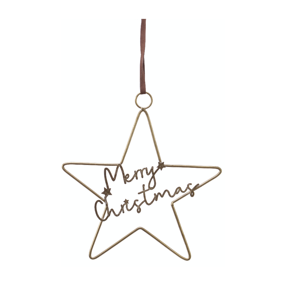 Hanging star decoration