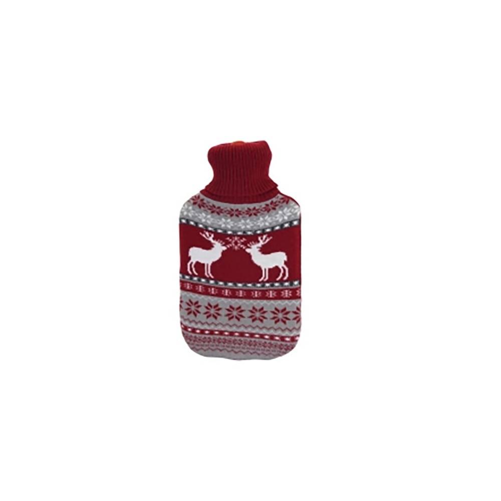 Christmas hot water bottle with large deers