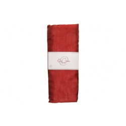 Organza rouge foncé