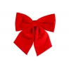 Red velvet bow 30cm