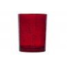 Red glitter candle holder