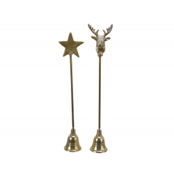 2 Golden candle snuffers...