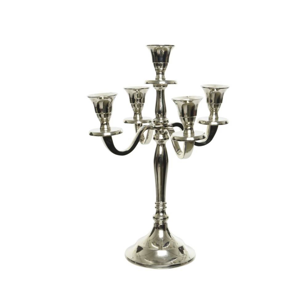 Silver aluminium chandelier