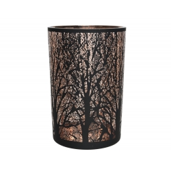 Candle holder with black...