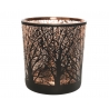 Black tree candle holder 8cm