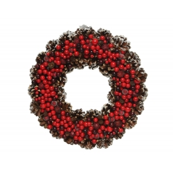 Red berries wreath 30cm