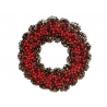 Wreath with red berries 30cm