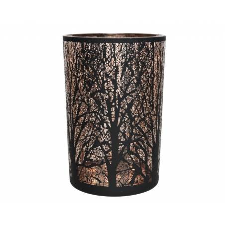 Photophore arbre noir 18cm