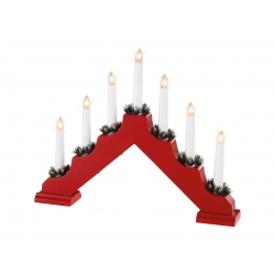 Red Led window decoration