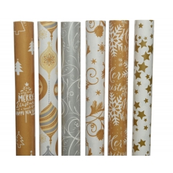 Gold/silver wrapping paper