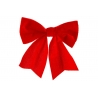 3 Red velvet bows 12cm