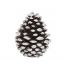 Wax pinecone candle