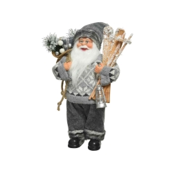 Grey and white Santa Claus...