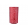 Big red glitter candle 12cm