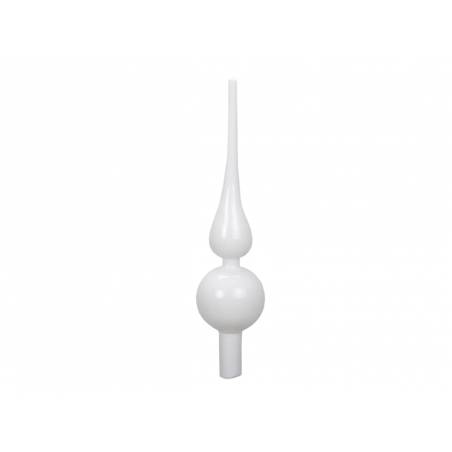 Een elegante, witte decoratieve pin met een bol en een lange, smalle punt. Een elegante, witte decoratieve pin met een bol en een lange, smalle punt.