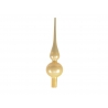 Shiny champagne Christmas treetop arrow