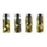 Assortment of 4 bottles of golden confetti