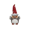 Terracotta Christmas owl 26cm