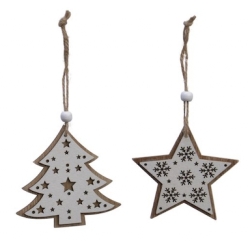 Tree and star to hang