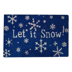 Deurmat "Let it snow"