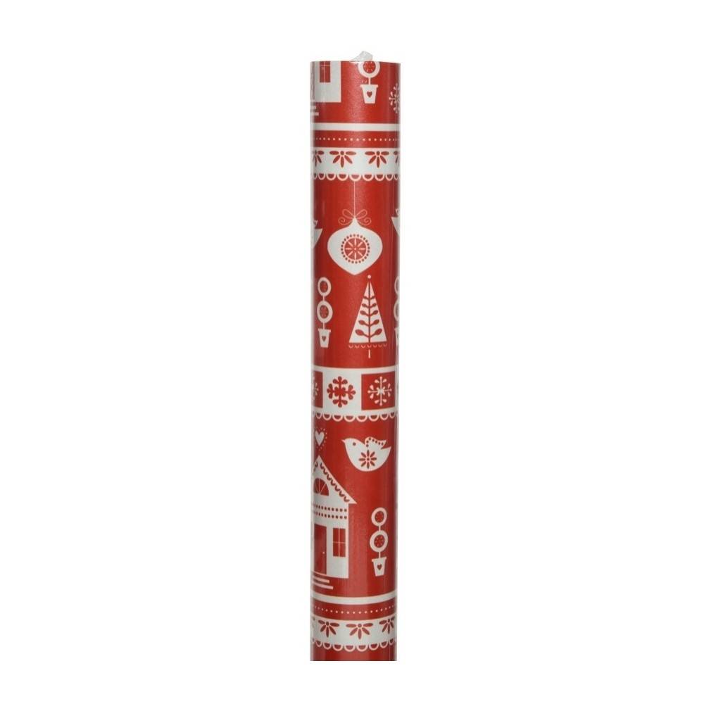 Red and white wrapping paper