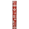 Red and white wrapping paper
