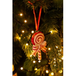 8 candy hanging decorations 7.5cm