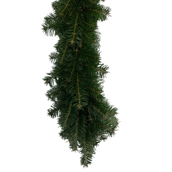 Natuurlijk kerstslinger in groene kleur, 300 cm