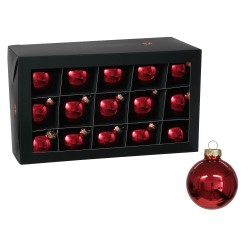 Kerstballen classic rood (new)