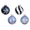 16 assorted glass baubles