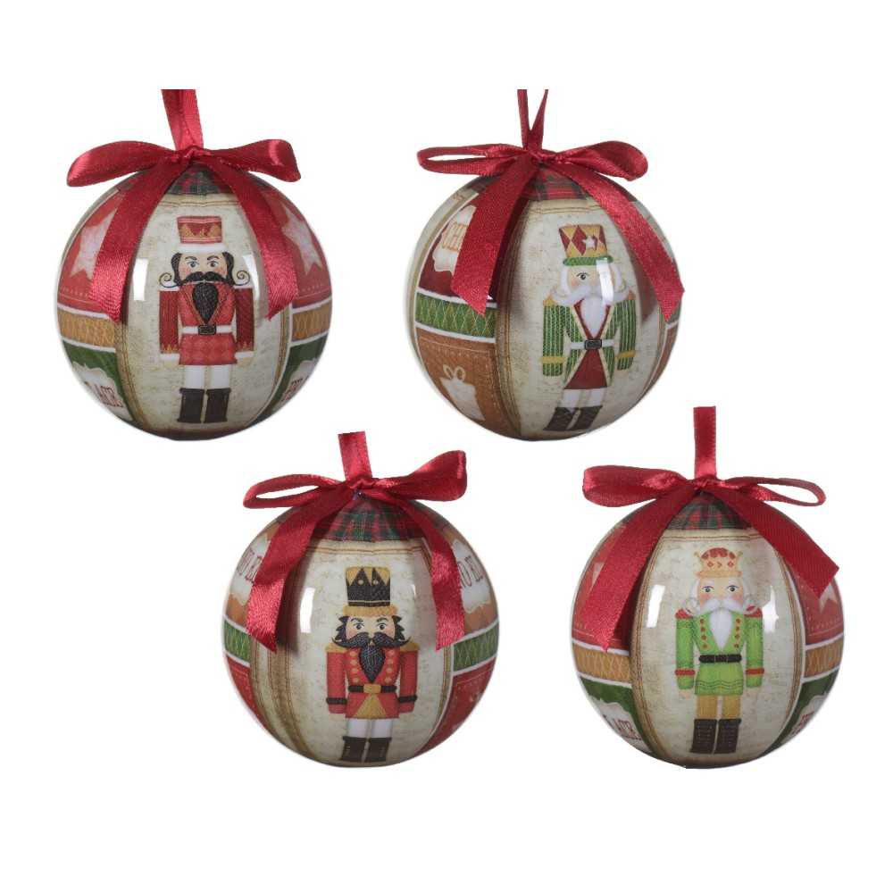 4 Boules en mousse à dessins | SAPINS.BE SRL