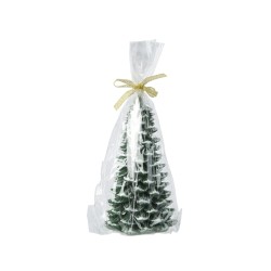 Groene kerstboomkaars