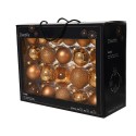 42 Klassieke koperen kerstballen