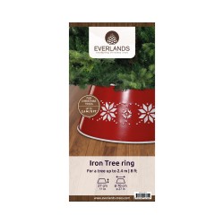 Cache pied de sapin rouge 70cm