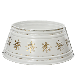 Cache pied de sapin blanc 70cm