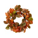 Couronne d'automne décorative pour porte