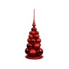 Red Christmas bauble pyramid | SAPINS.BE SRL Red Christmas bauble pyramid | SAPINS.BE SRL