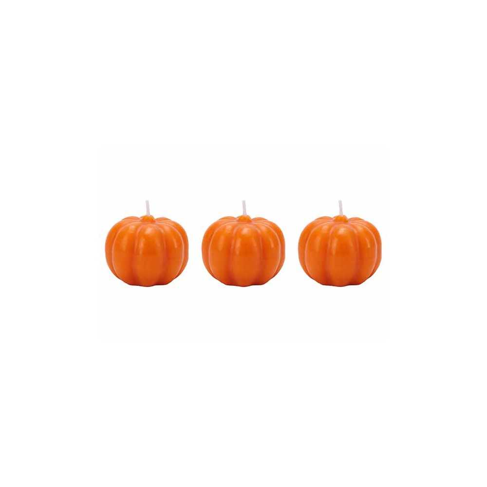3 Pompoenkaarsen