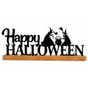 Décoration "Happy Halloween" noire