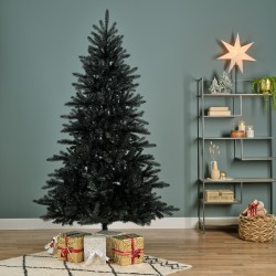 Berlin black artificial Christmas tree