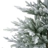 Branches de sapin recouvertes de neige scintillante sur fond blanc. Branches de sapin recouvertes de neige scintillante sur fond blanc.