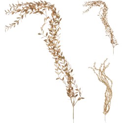 Elegant takje met goudkleurige bladeren, verfijnde vormen en een natuurlijke uitstraling.